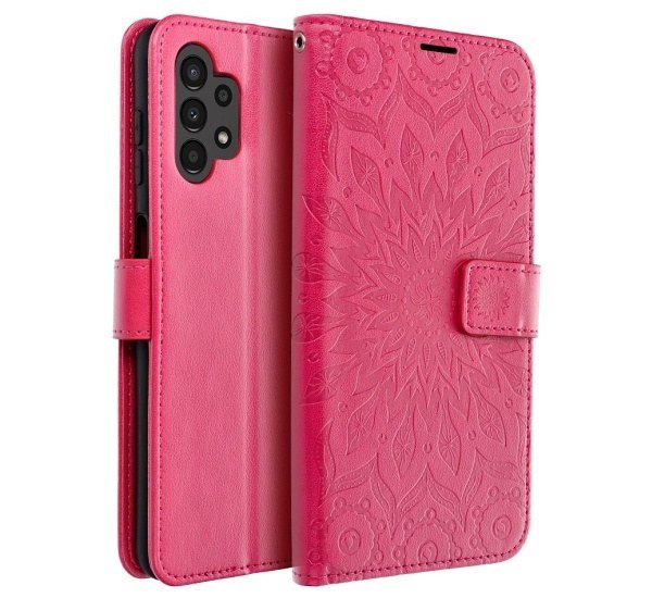 Pouzdro MEZZO pro Samsung Galaxy A13 4G (SM-A135) mandala magenta