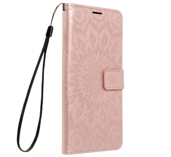 Pouzdro MEZZO pro Xiaomi Redmi 12C, mandala rose gold