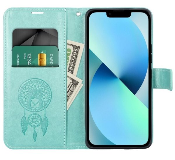 Pouzdro MEZZO pro Samsung Galaxy A54 5G (SM-A546) dreamcatcher green