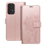 Flipové pouzdro MEZZO pro Samsung Galaxy A54 5G, tree rose gold