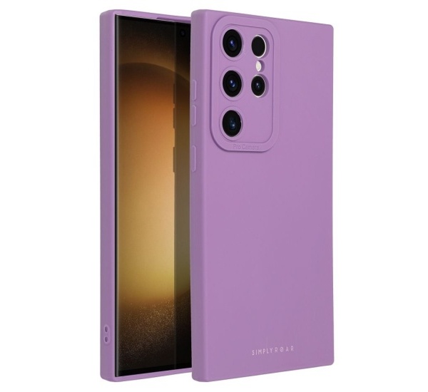 Kryt ochranný Roar Luna pro Samsung Galaxy S23 Ultra (SM-S918) fialová