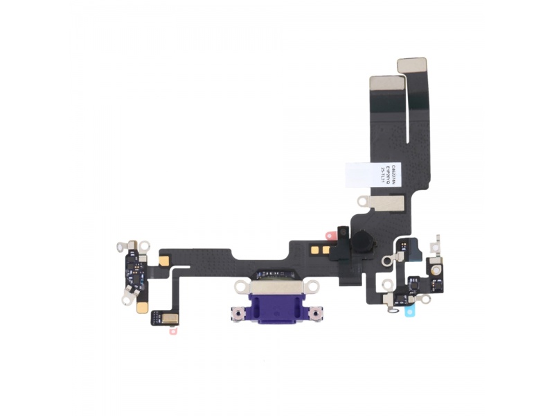 Nabíjacia doska a flex pre Apple iPhone 14 Purple (Genuine)