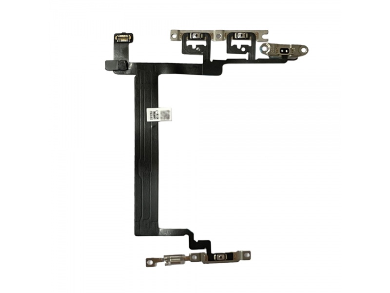 Flex kábel tlačidla zapínania + tlačidla hlasitosti + kovová doštička pre Apple iPhone 13 Mini