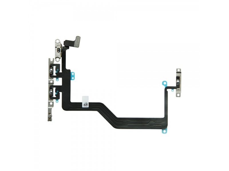 Flex kábel tlačidla zapínanie + hlasitosti + kovová doštička pre Apple iPhone 12 Pro Max