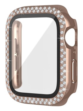 Puzdro Worryfree Bling Bumper Case pre Apple Watch 41mm, zlatá