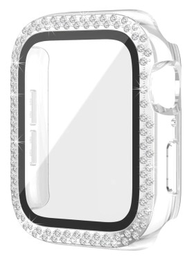 Puzdro Worryfree Bling Bumper Case pre Apple Watch 41mm, číra