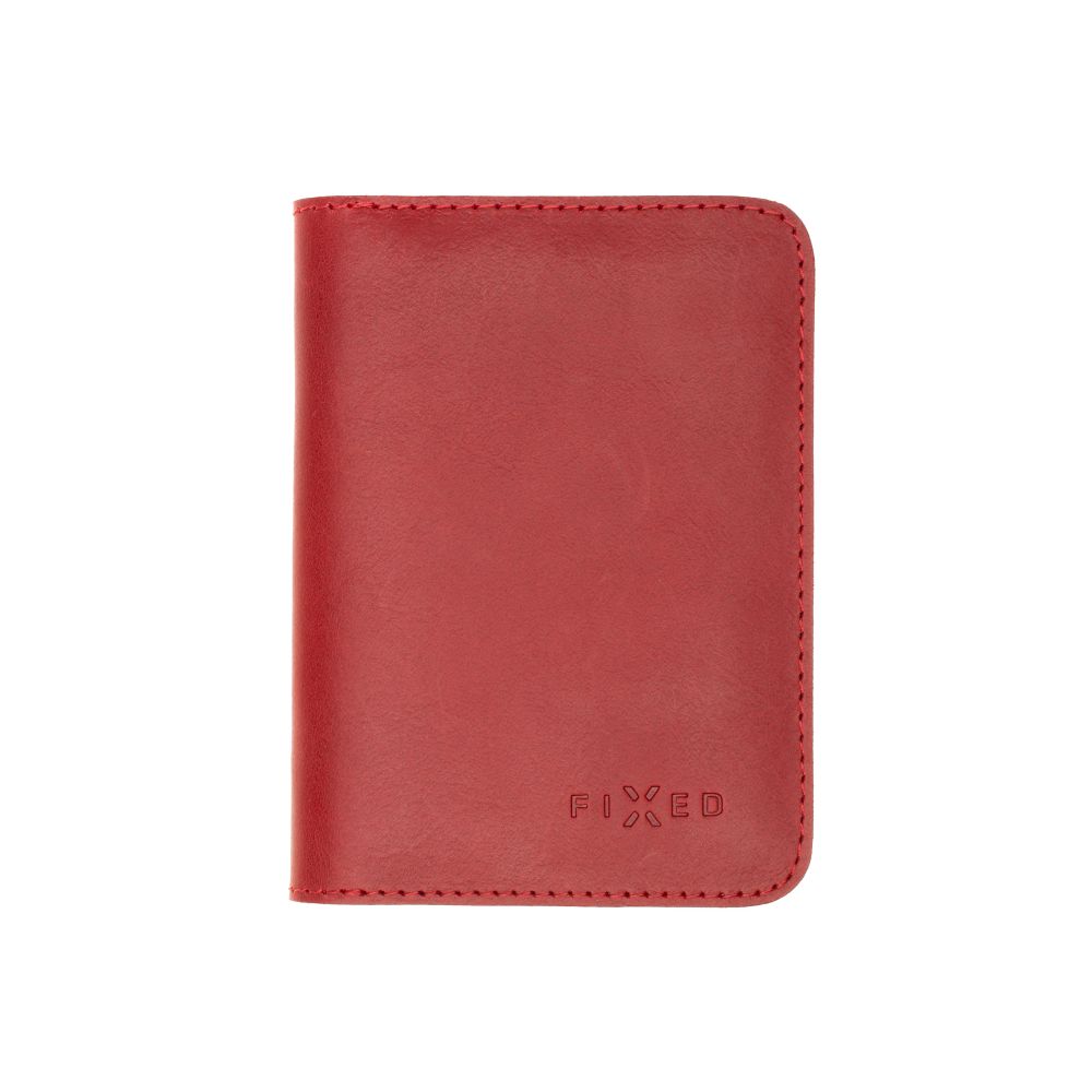 Kožená peněženka FIXED Wallet XL, červená