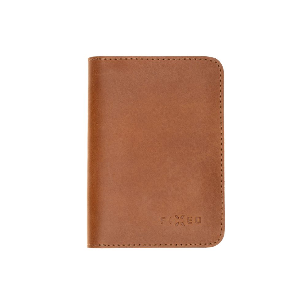 Kožená peněženka FIXED Wallet XL, hnědá