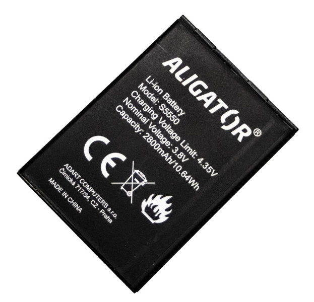 Originálna batéria pre ALIGATOR S5550 Duo Li-ION 2800mAh