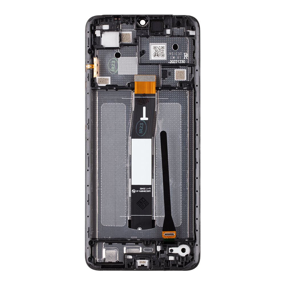 LCD + dotyk + predný kryt pre Xiaomi Redmi 12C, black