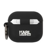 Karl Lagerfeld 3D Logo Choupette Airpods 3, Black