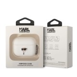 Karl Lagerfeld 3D Logo NFT Karl Airpods Pro, White