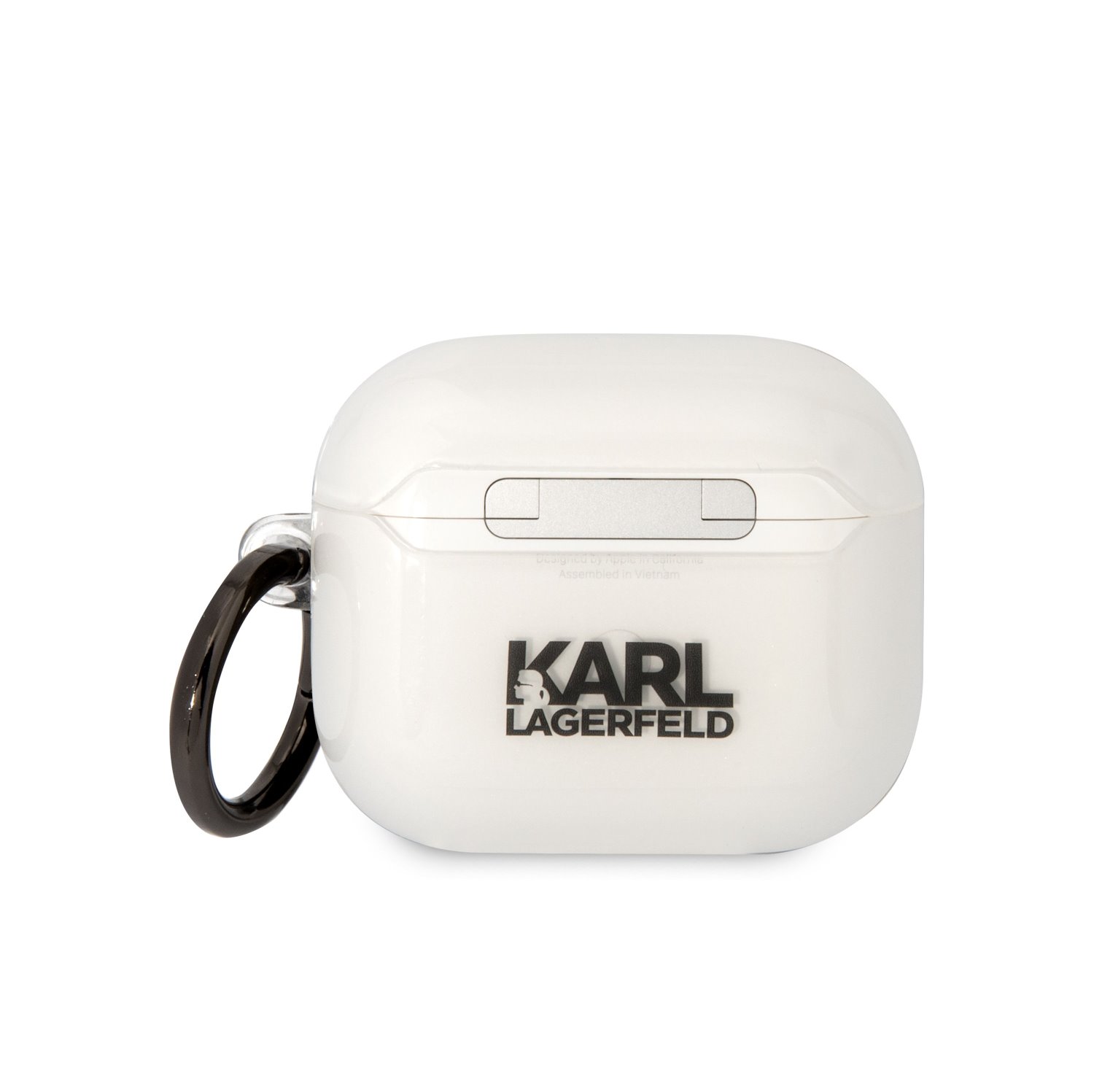 Karl Lagerfeld 3D Logo NFT Choupette TPU Pouzdro pro Airpods 3 White