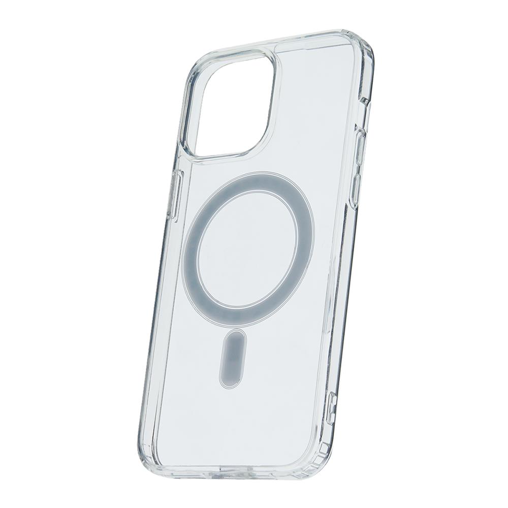 Silikónové TPU puzdro Mag Anti Shock 1,5 mm pre Apple iPhone 14 Pro Max, transparentné