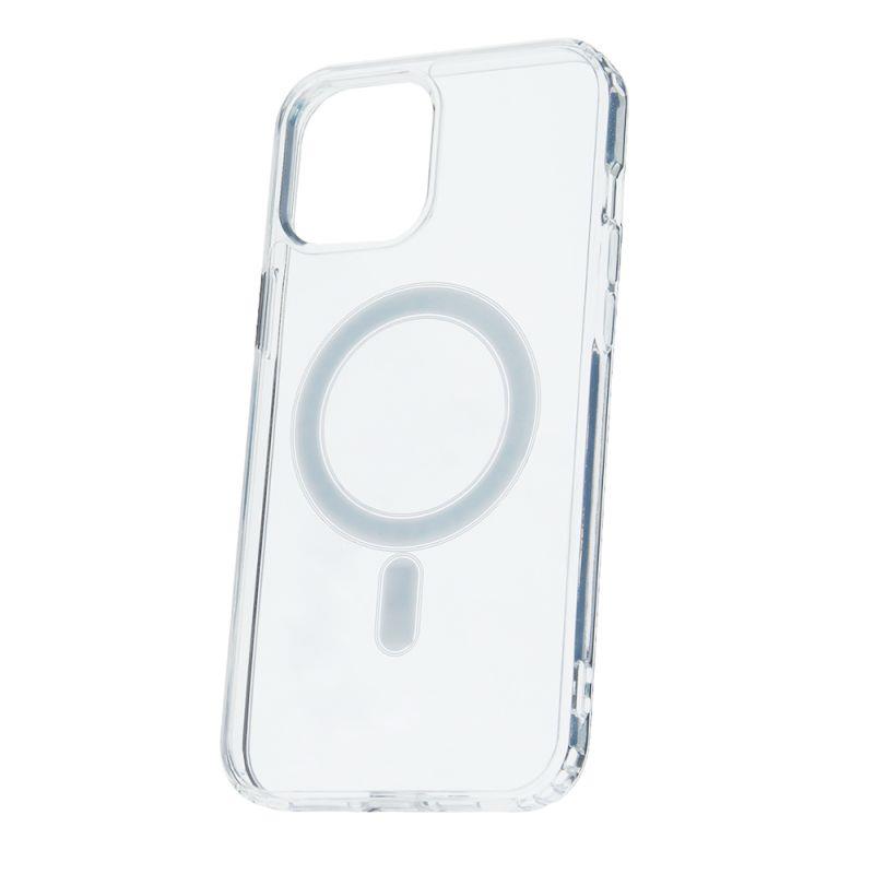Silikónové TPU puzdro Mag Anti Shock 1,5 mm pre Apple iPhone 12 Pro Max, transparentné