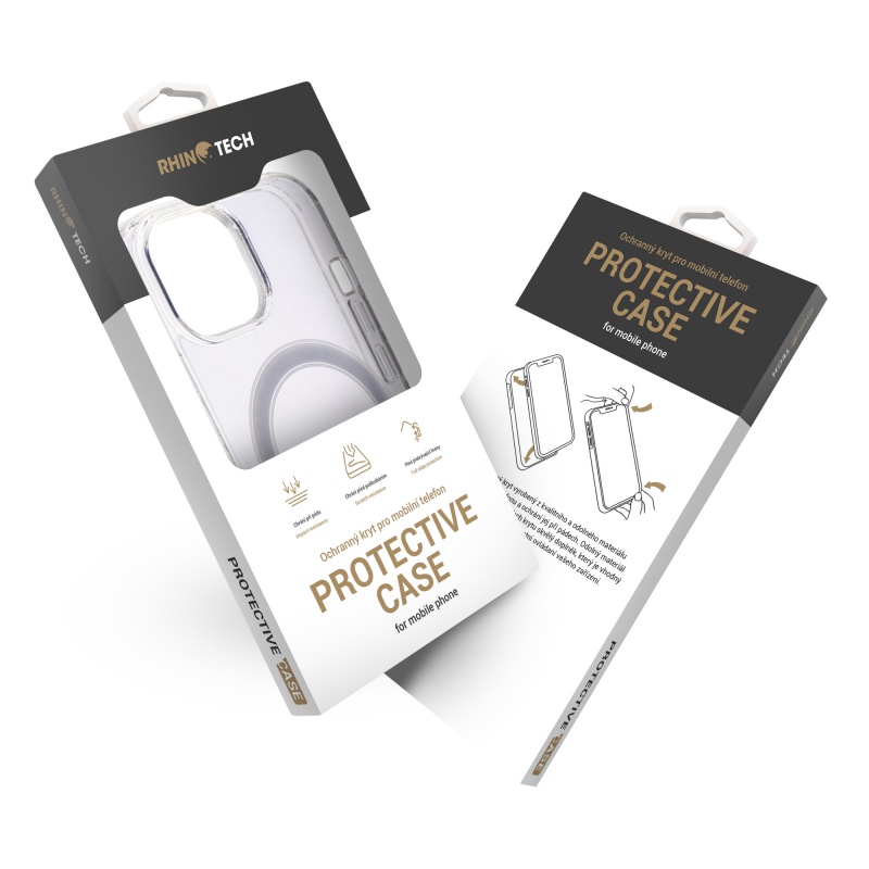 Zadní kryt RhinoTech MAGcase Clear pro Apple iPhone 11, transparentní