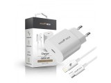 RhinoTech 25W PD nabíjecí adaptér s kabelem USB-C na Lightning 27W 1M bílá