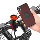 Držák mobilního telefonu na kolo RhinoTech, oranžová / černá