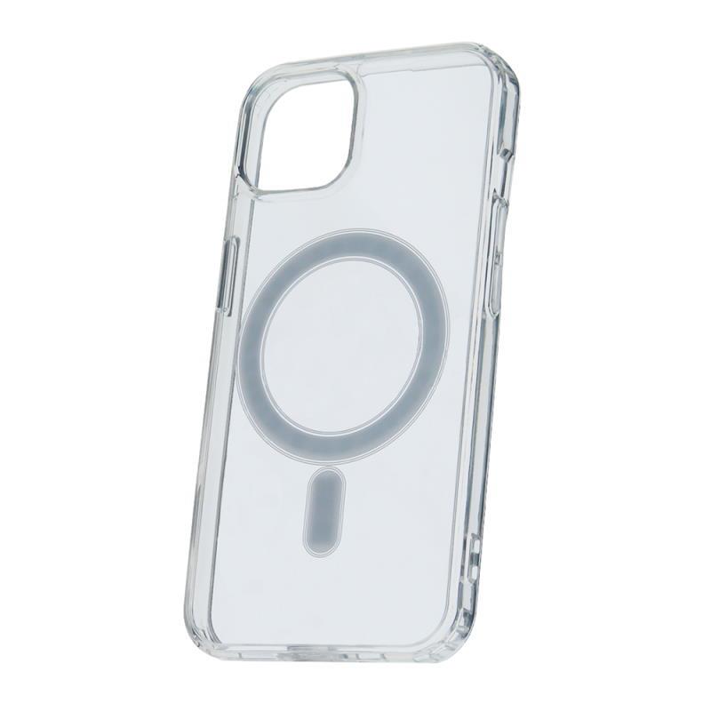 Silikónové TPU puzdro Mag Anti Shock 1,5 mm pre Apple iPhone 14, transparentné