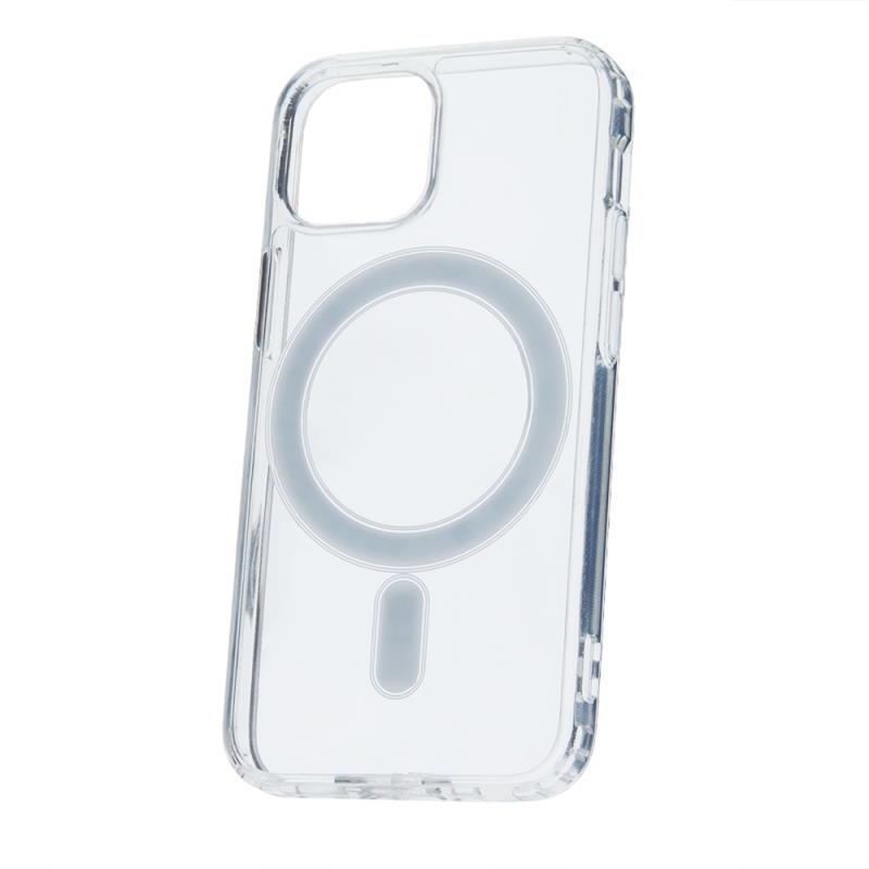 Silikónové TPU puzdro Mag Anti Shock 1,5 mm pre iPhone 13 mini, transparentné