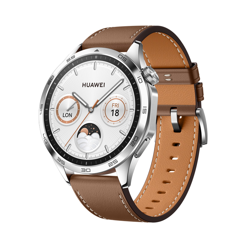 Huawei Watch GT4 46mm hnědá kůže