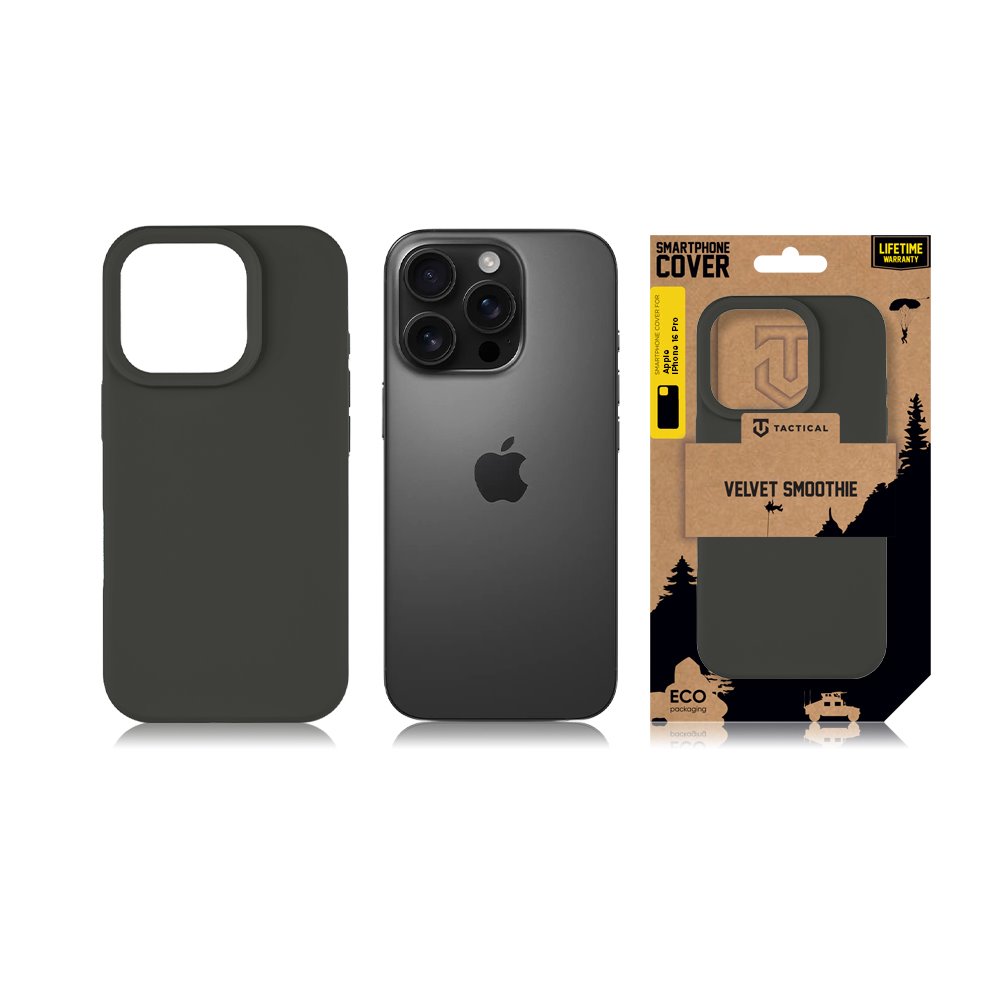 Zadní kryt Tactical Velvet Smoothie pro Apple iPhone 15, bazooka