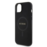 Guess Saffiano MagSafe kryt iPhone 15 Plus, Black