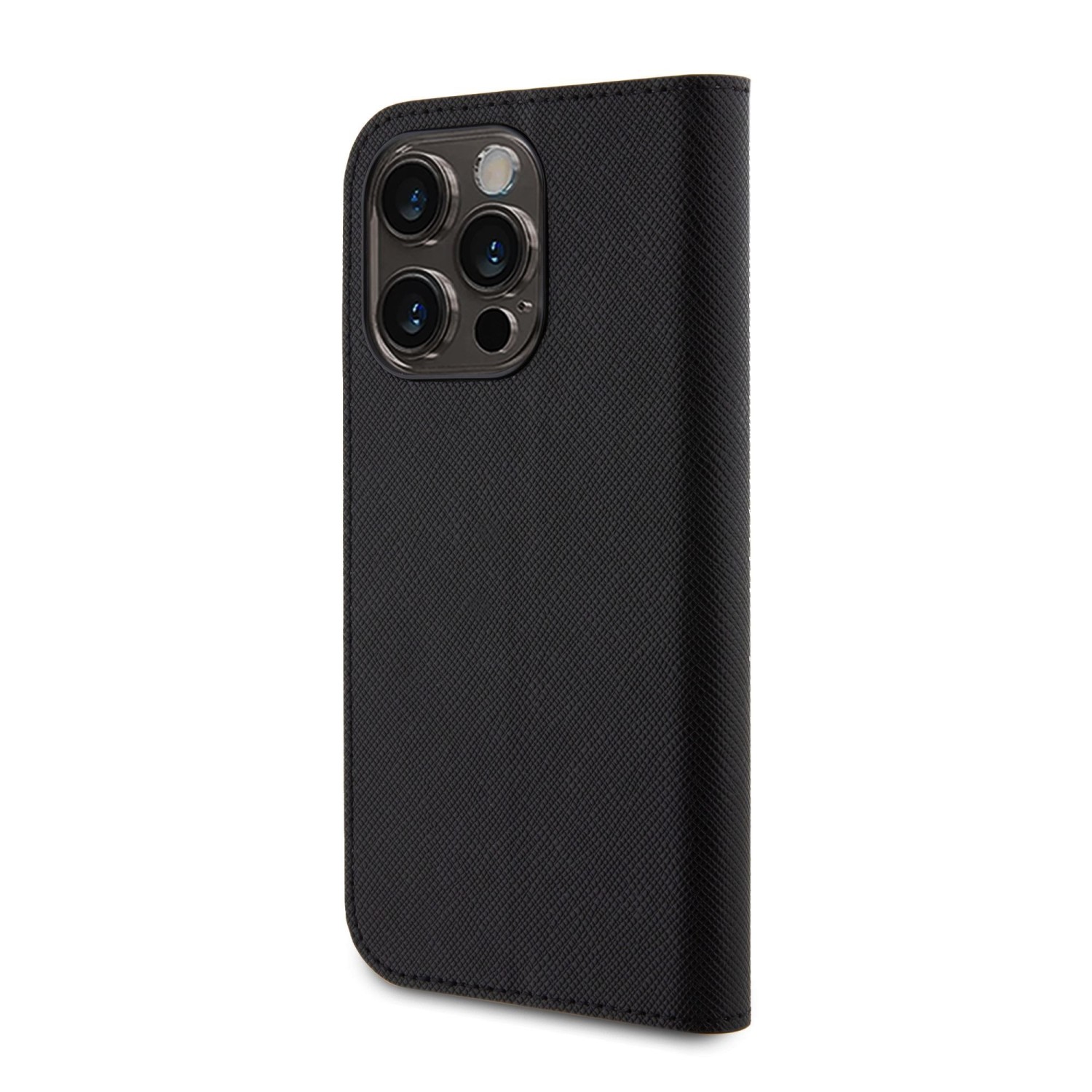 Karl Lagerfeld PU Saffiano Karl and Choupette NFT Book Pouzdro pro iPhone 15 Pro Black