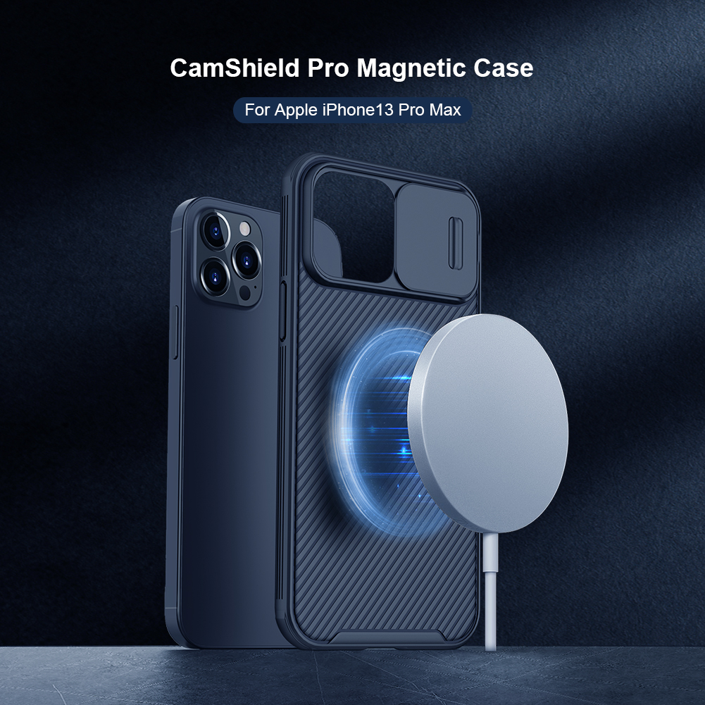 Zadní kryt Nillkin CamShield PRO Magnetic pro Apple iPhone 15 Pro Max, černá