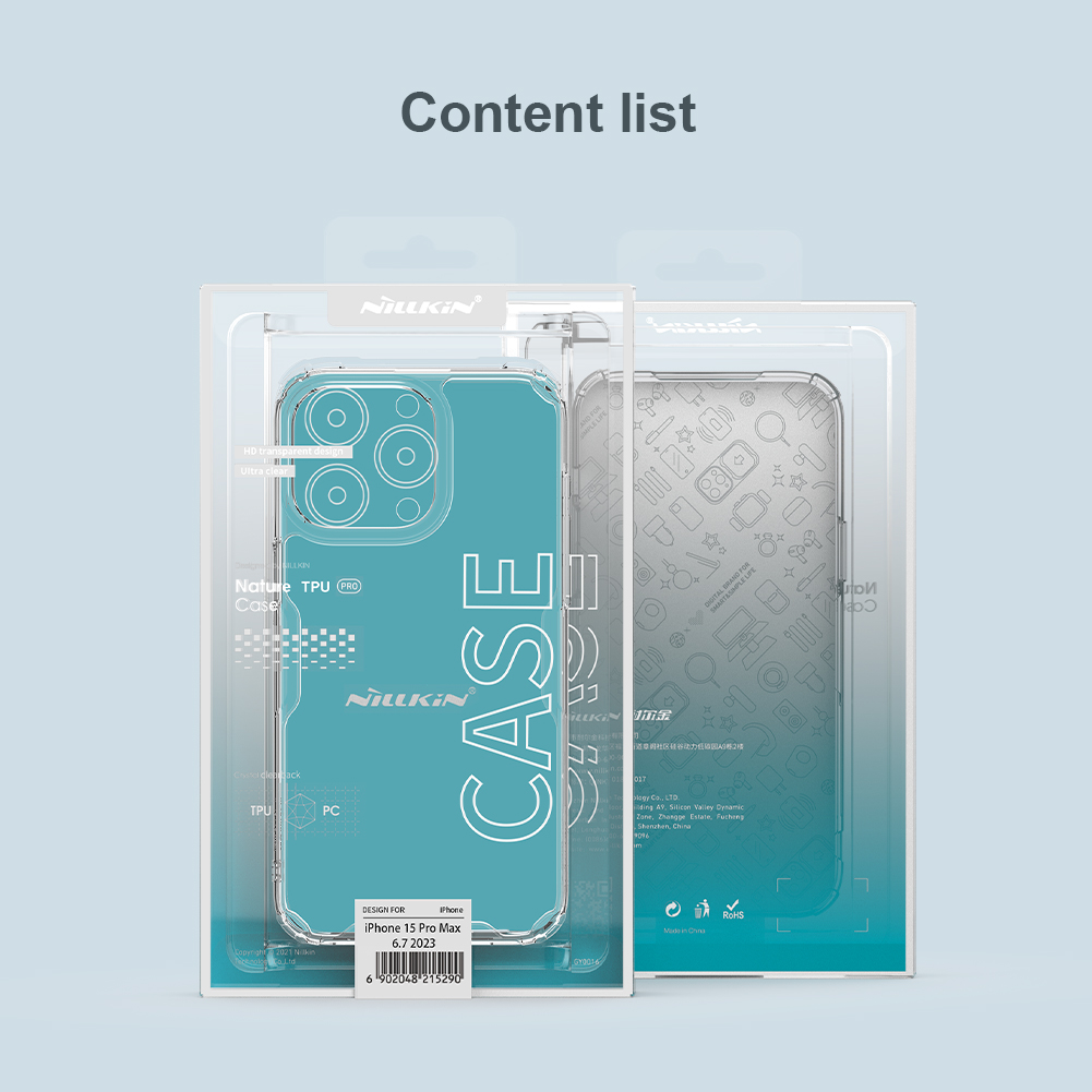 Nillkin Nature TPU PRO Kryt pro Apple iPhone 15 Pro Max Blue