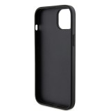 Karl Lagerfeld Fixed Glitter Metal Ikonik Zadní Kryt pro iPhone 15 Plus Black