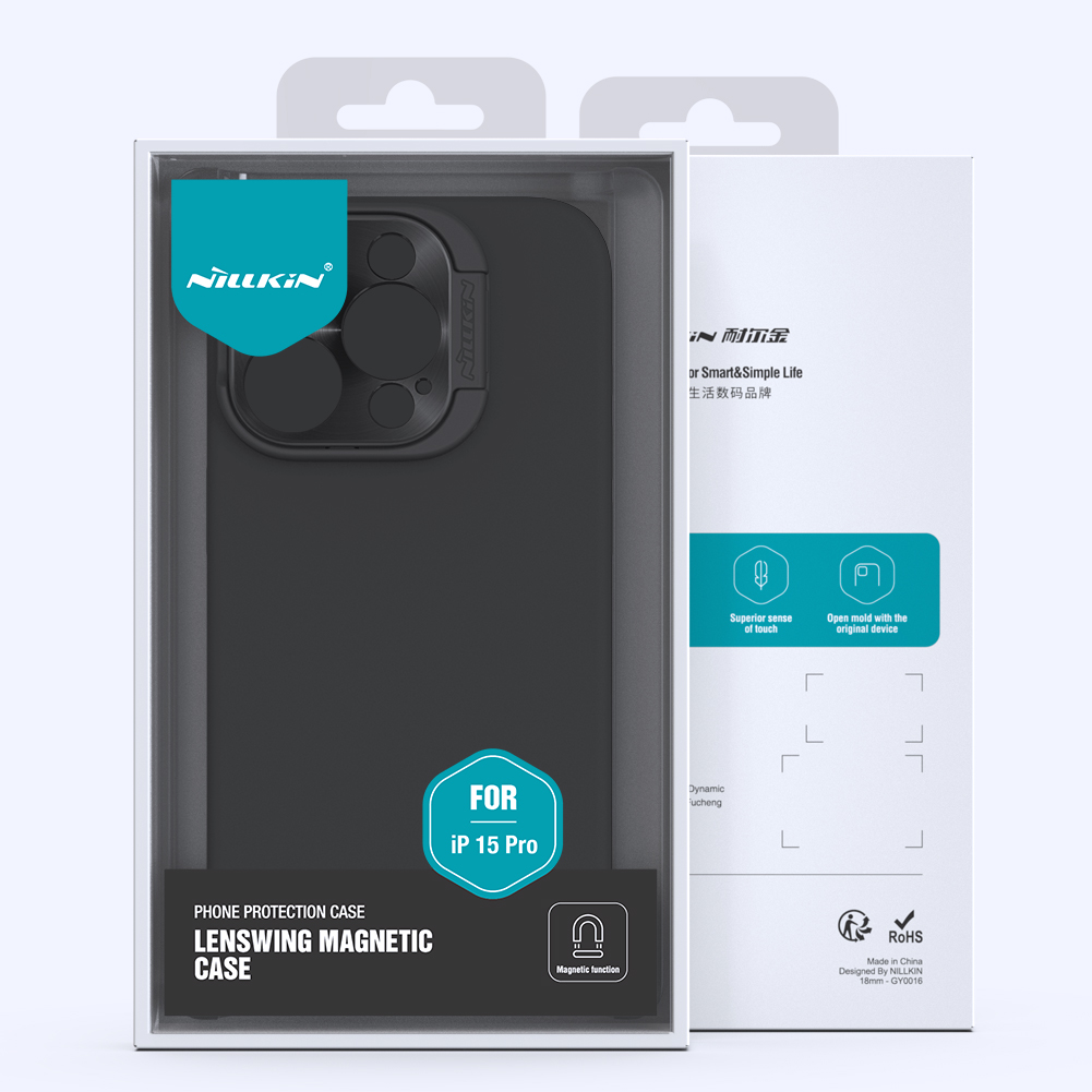 Nillkin LensWing Magnetic Zadní Kryt pro Apple iPhone 15 Pro Black