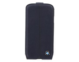 Flipové púzdro BMW Signature Edition pre Samsung Galaxy S4, modrá