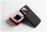 Zadní kryt FIXED MagFlow s podporou MagSafe pro Apple iPhone 15 Pro Max, růžový