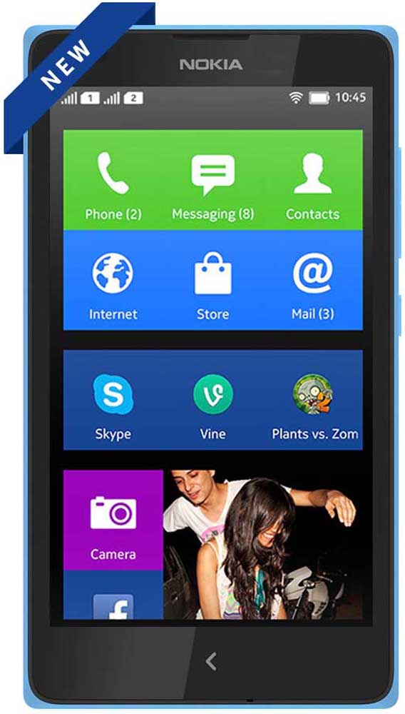 Nokia X Dual SIM Cyan