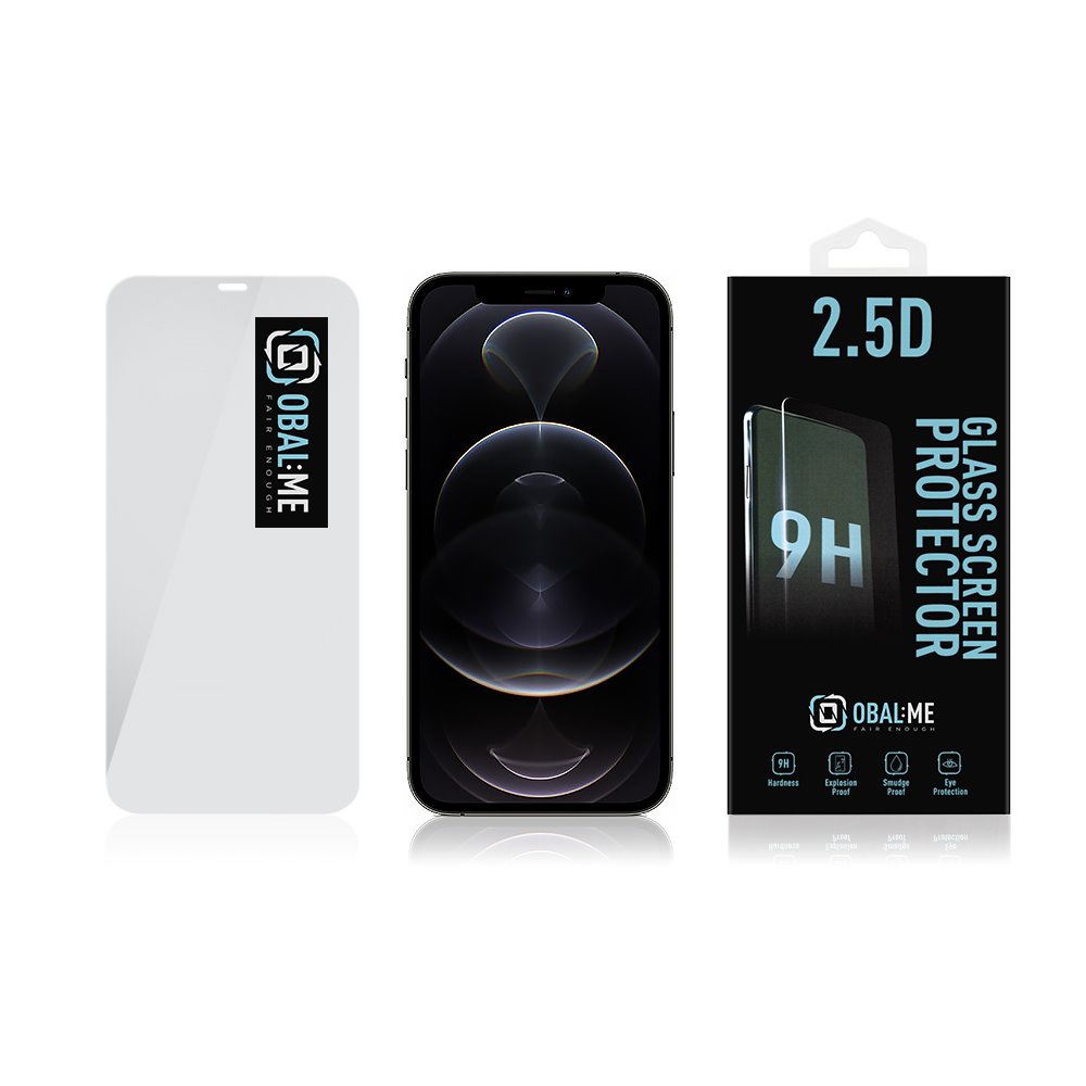 Obal:Me 2.5D Tvrzené Sklo pro Apple iPhone 12 Pro Max Clear 