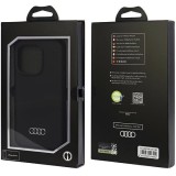 Audi Silicone Zadní Kryt pro iPhone 15 Pro Black