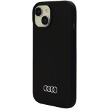 Audi Silicone Zadní Kryt pro iPhone 15 Black