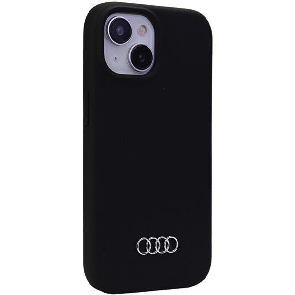 Audi Silicone Zadní Kryt pro iPhone 15 Black