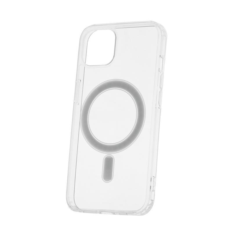 Silikónové TPU puzdro Mag Anti Shock 1,5 mm pre Apple iPhone 15, transparentné