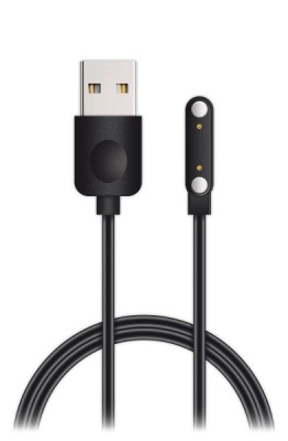 Nabíjací magnetický adaptér pre Aligator Watch Lady X, čierna