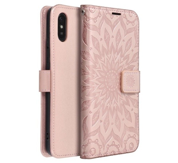 Pouzdro MEZZO pro Xiaomi Redmi Note 12S, mandala rose gold