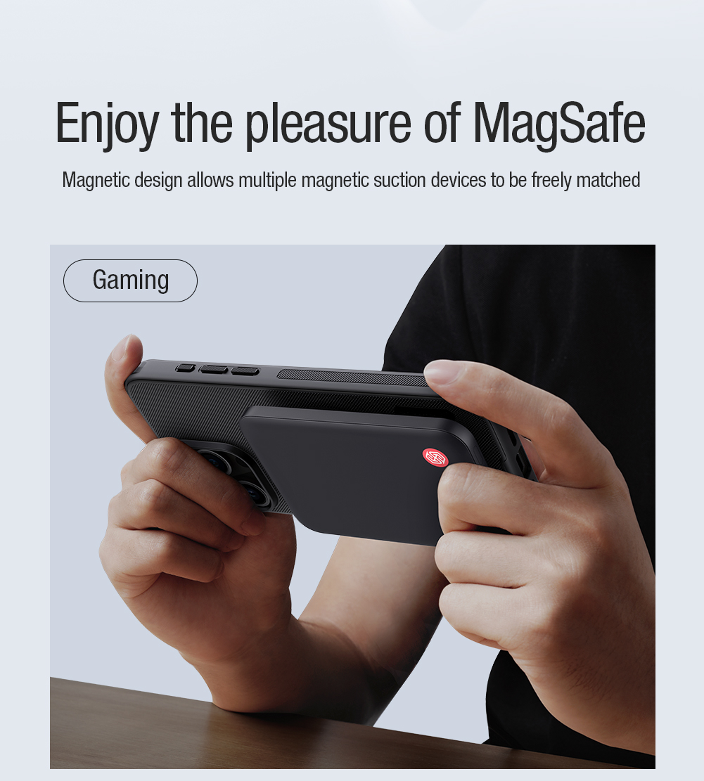 Nillkin Super Frosted PRO Magnetic Zadní Kryt pro Apple iPhone 15 Pro Max Deep Green