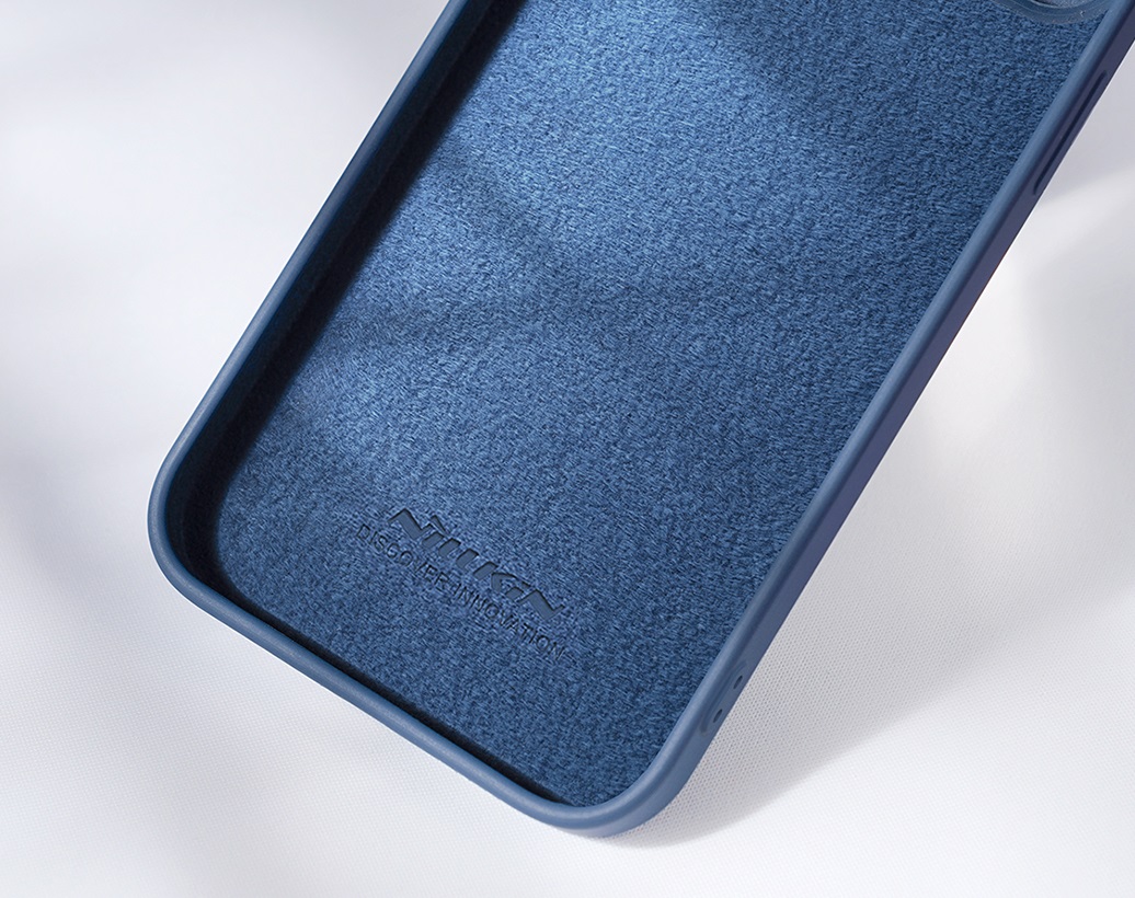 Nillkin CamShield Silky Silikonový Kryt pro Apple iPhone 15 Pro Max Misty Purple
