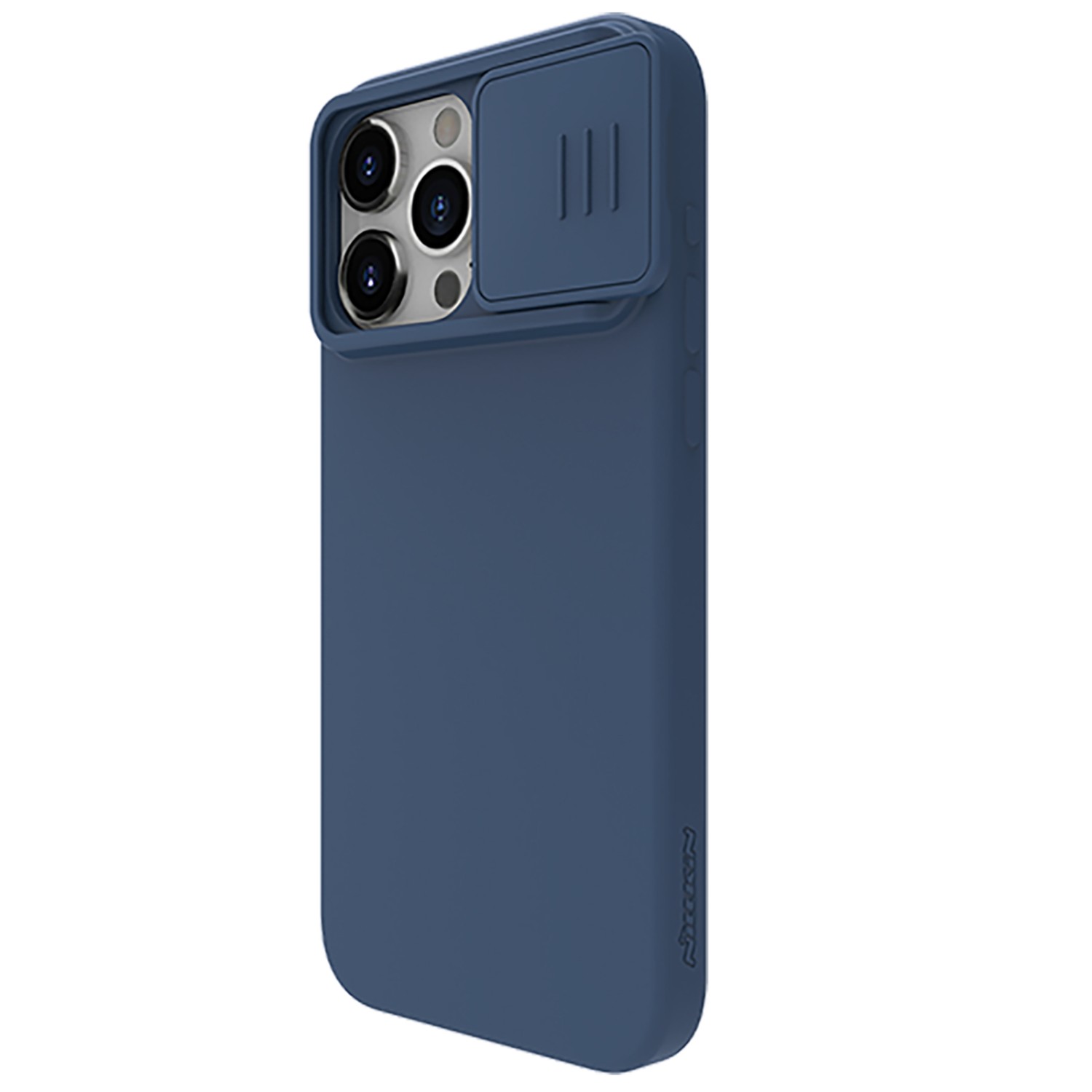 Nillkin CamShield Silky Silikonový Kryt pro Apple iPhone 15 Pro Midnight Blue