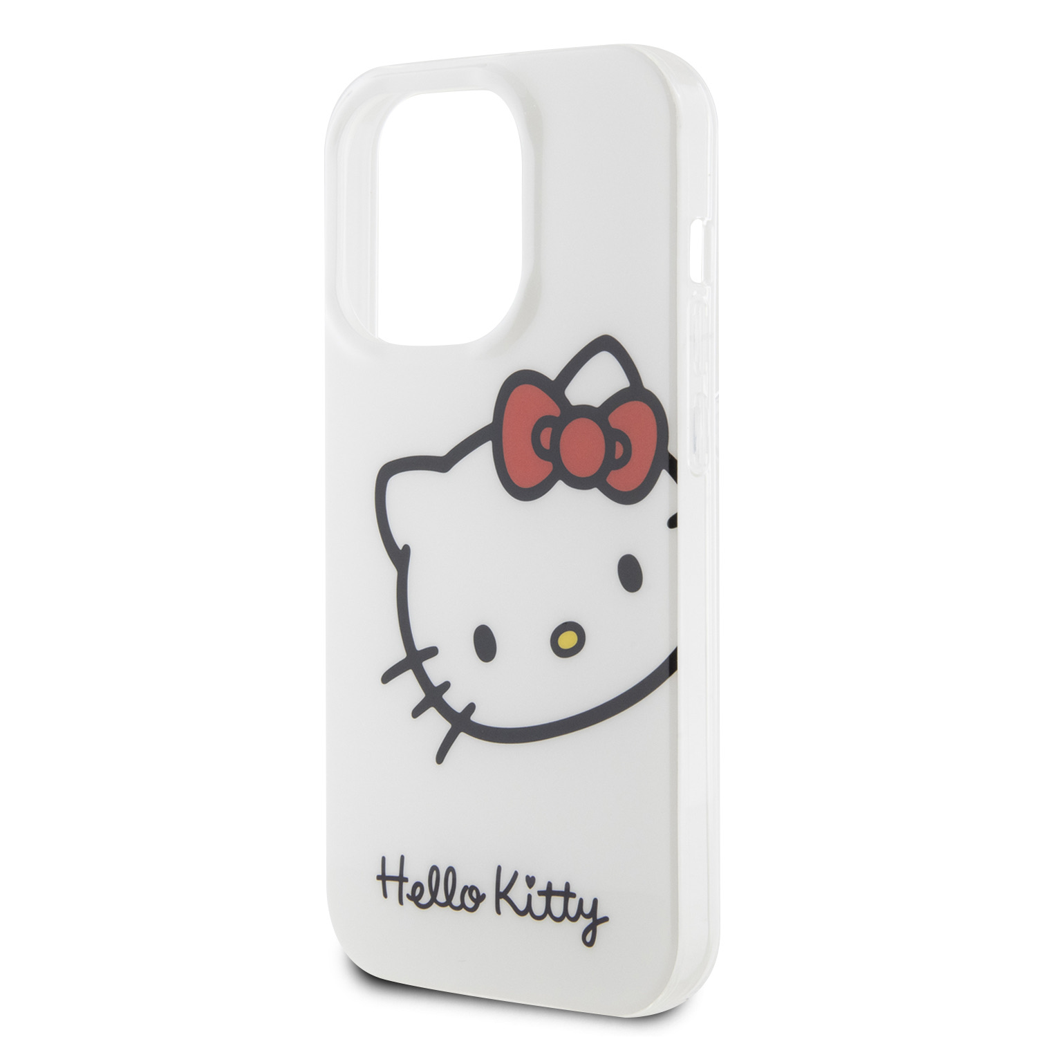Hello Kitty IML Head Logo Zadní Kryt pro iPhone 13 Pro White 