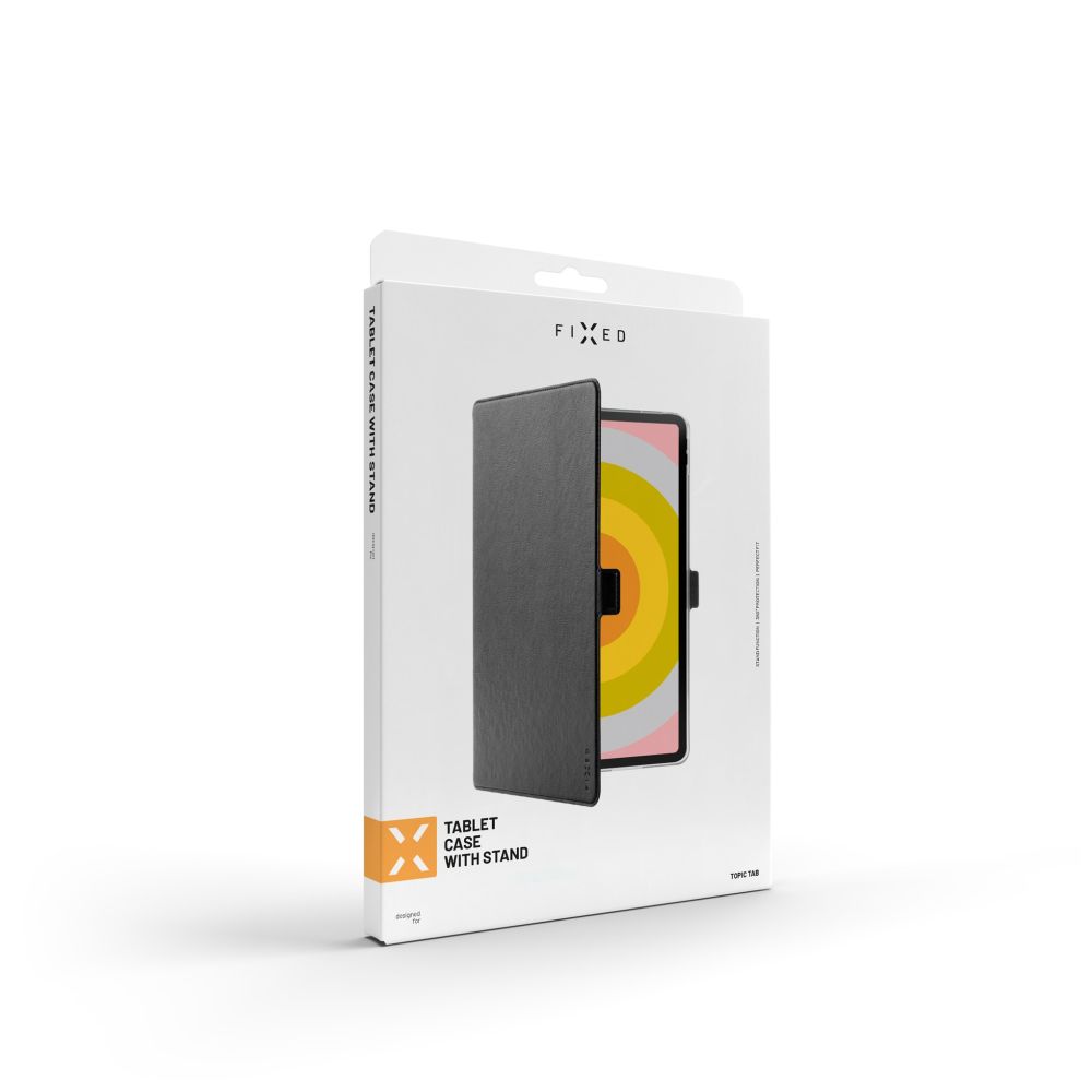 Pouzdro se stojánkem FIXED Topic Tab pro Samsung Galaxy Tab S9 FE, černé