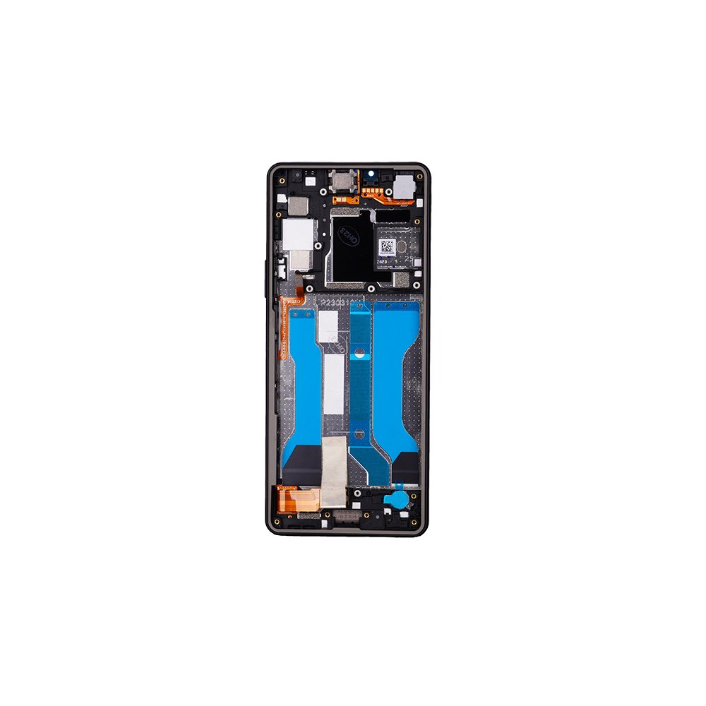 LCD + dotyk + predný kryt pre Sony Xperia 10 V, black (Service Pack)