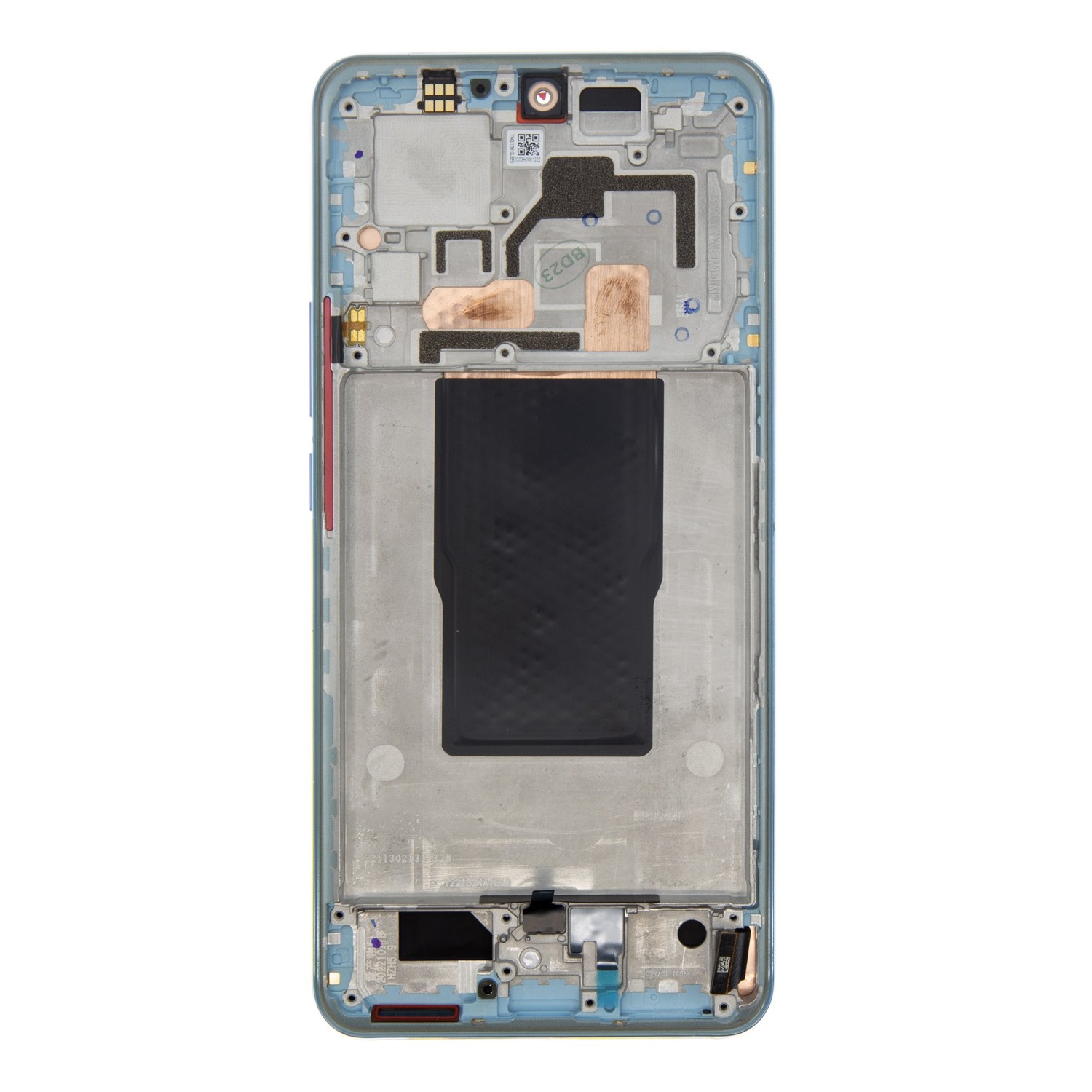 LCD + dotyk + predný kryt pre Xiaomi 12T/12T Pro, blue (Service Pack)