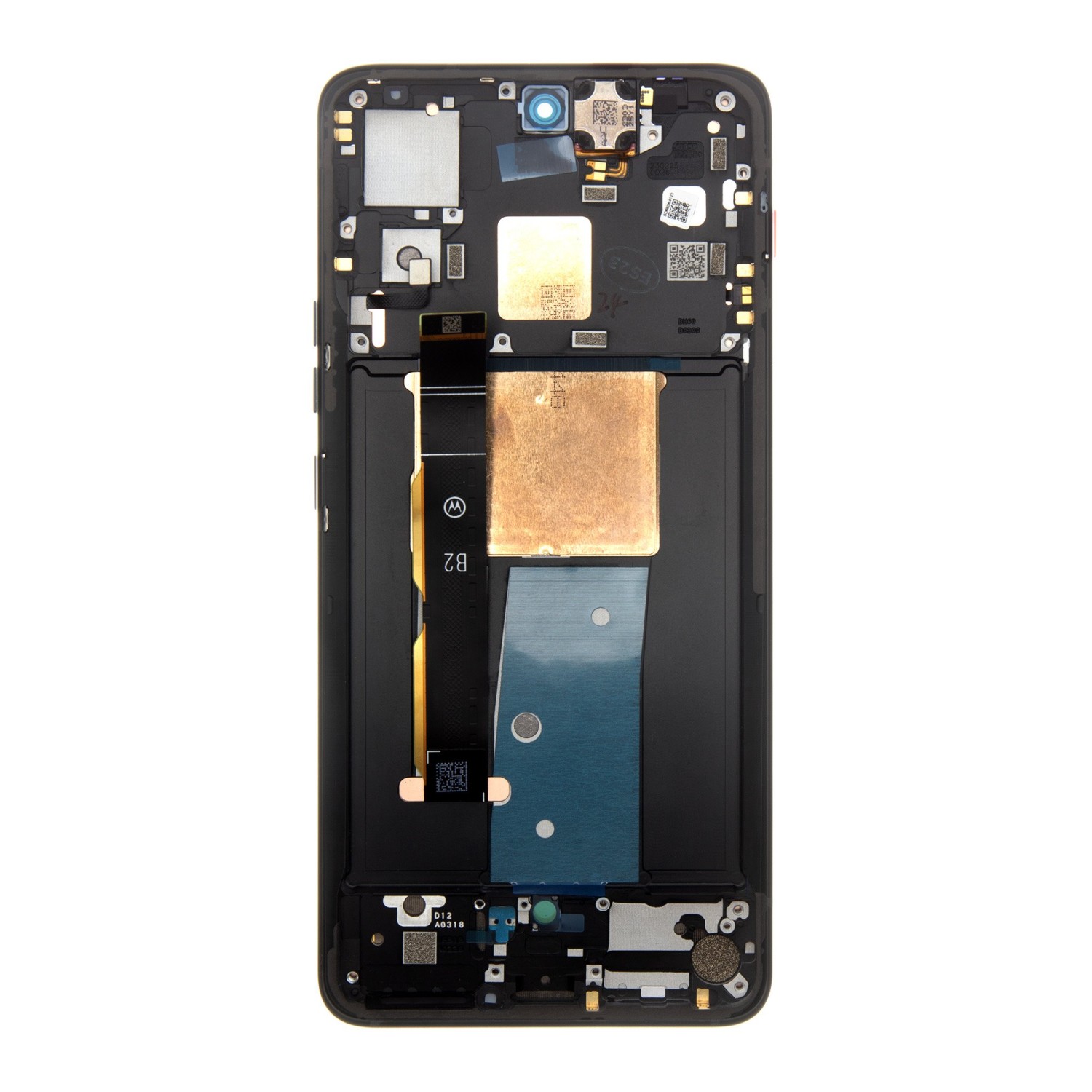 LCD + dotyk + predný kryt pre Motorola ThinkPhone, black (Service Pack)